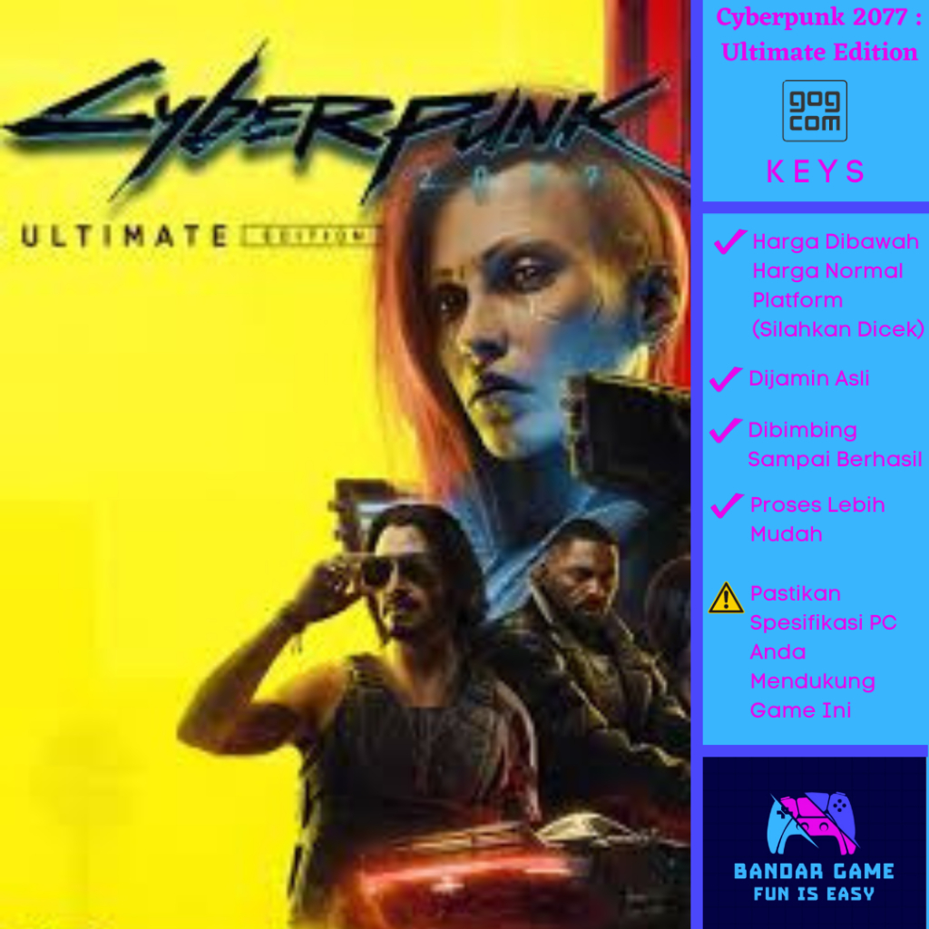 Jual Cyberpunk 2077 : Ultimate Edition (2020) PC Original GOG Gift Card ...