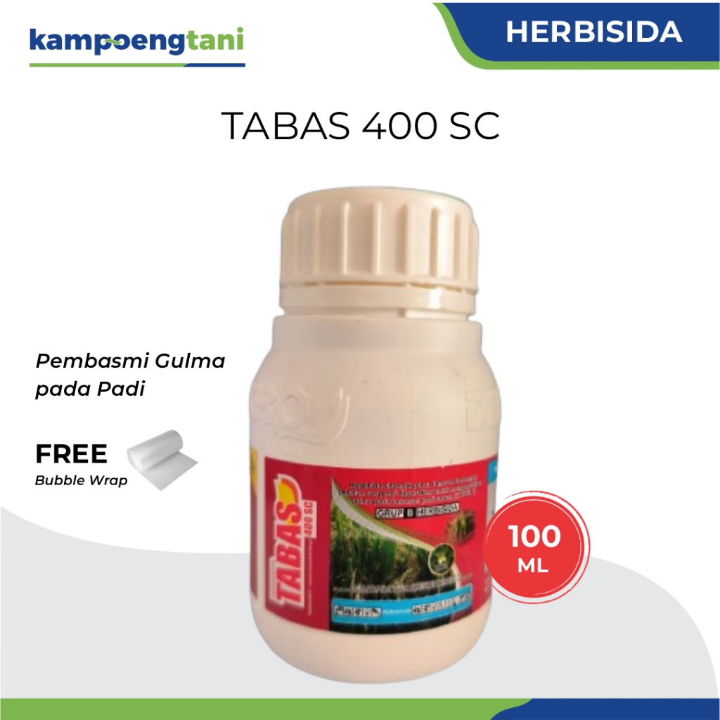 Jual Herbisida Tabas 400 Sc 100 Ml Selektif Pembasmi Gulma Padi