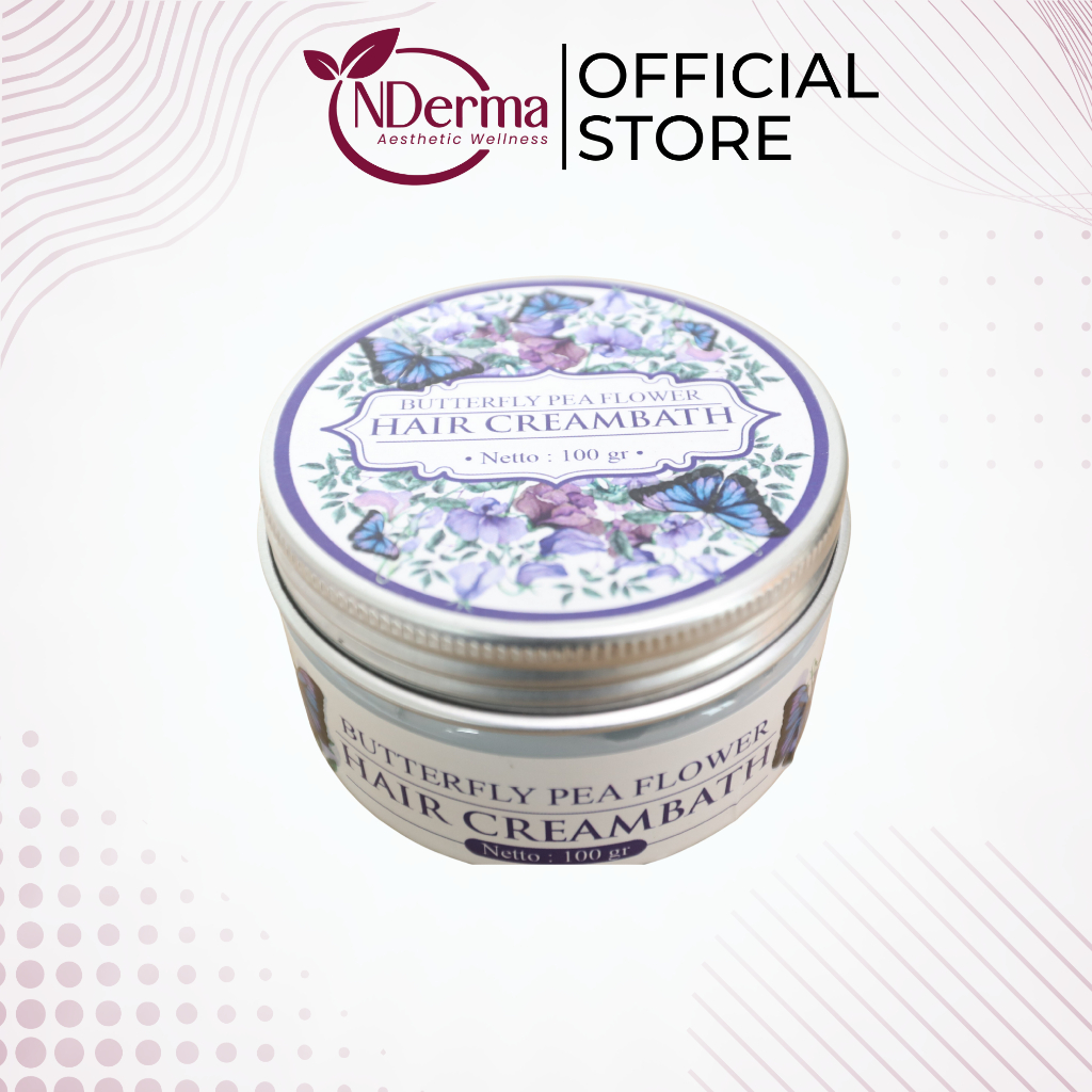 Jual NDerma Fito Cell Butterfly Pea Flower Hair Creambath 100g Shopee