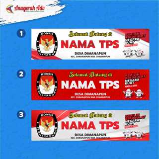 Jual SPANDUK NAMA TPS | BANNER TPS | PEMILU | TEMPAT PEMILU | BANER TPS ...