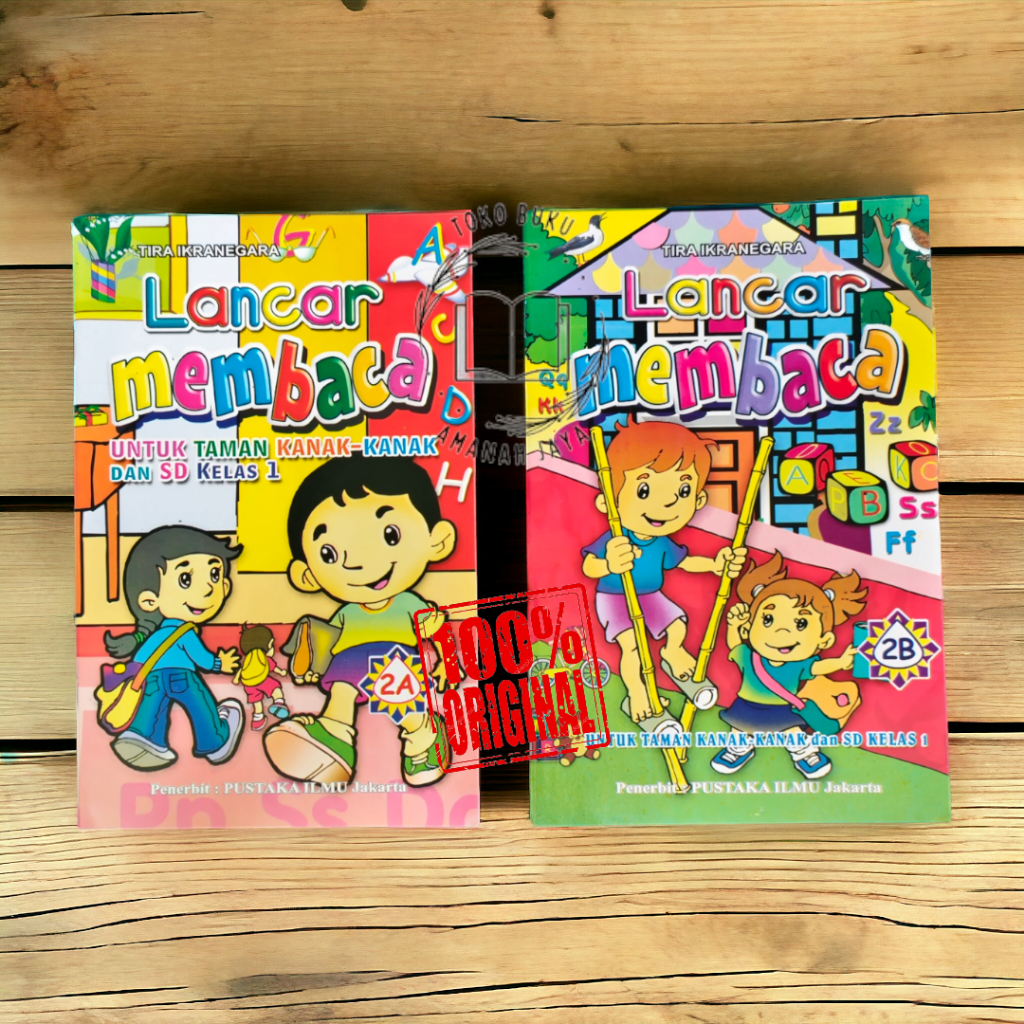 Jual Paket 2 Buku Lancar 2A Dan 2B // Panduan Belajar Membaca Asyik ...