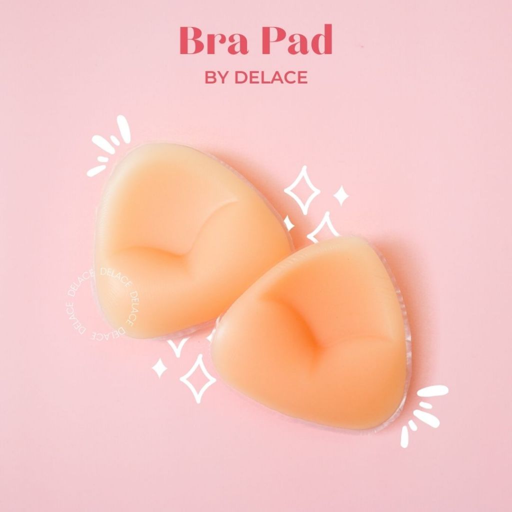 Jual DELACE Nippie Bra Pad Silicone Bra Pads Push Up Padding | Shopee ...