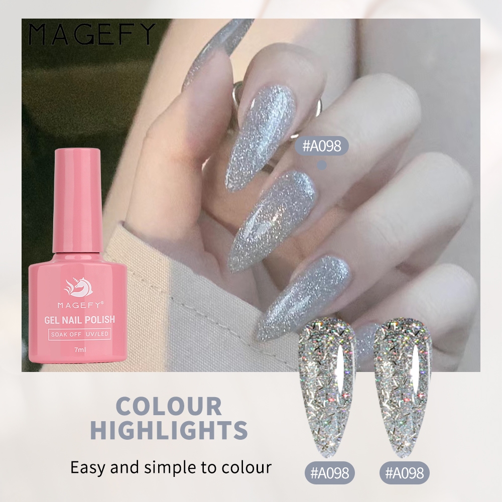 Jual MAGEFY Kutek Gel Uv Led Gel Polish Soak Off Kuteks Gel Nail Polish