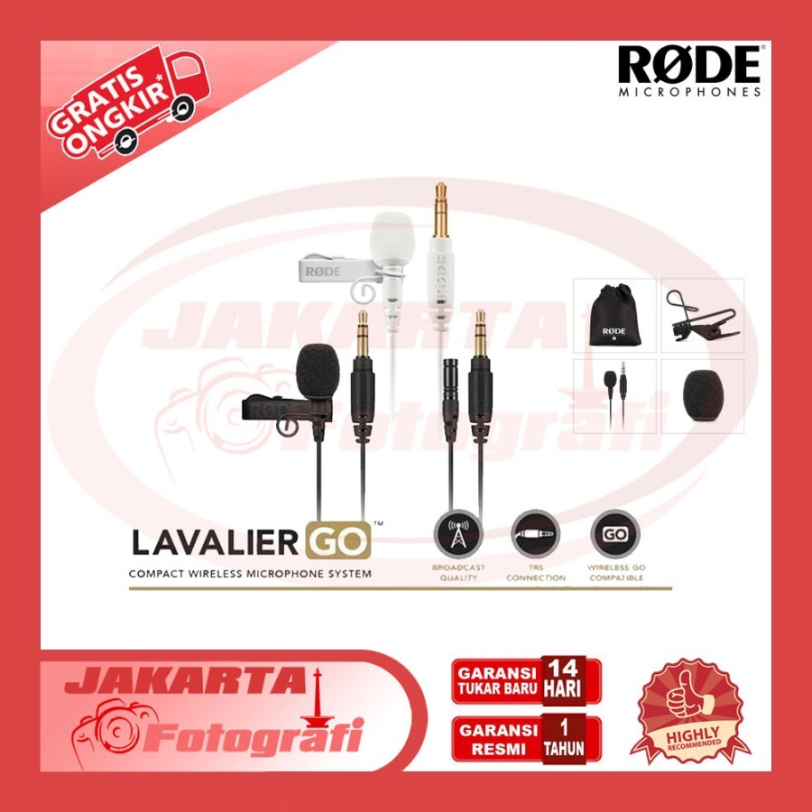Jual Rode Lavalier GO Omnidirectional Microphone for Wireless GO ...