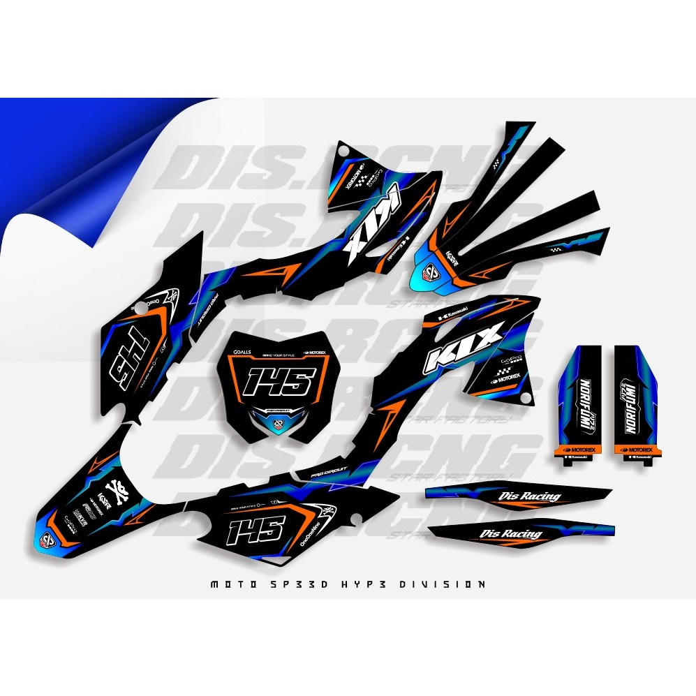 Jual Decal Klx L Klx Bf Dtracker Super Glossy Premium Full Body