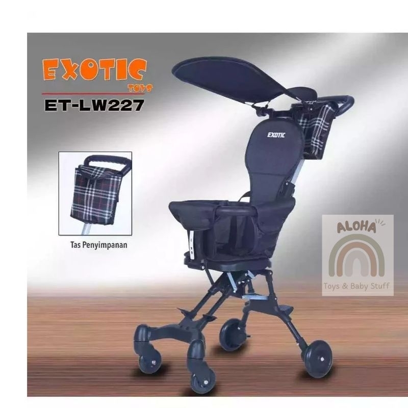 Jual Magic Stroller Anak Stoler Lipat Portabel Exotic LW 226 227