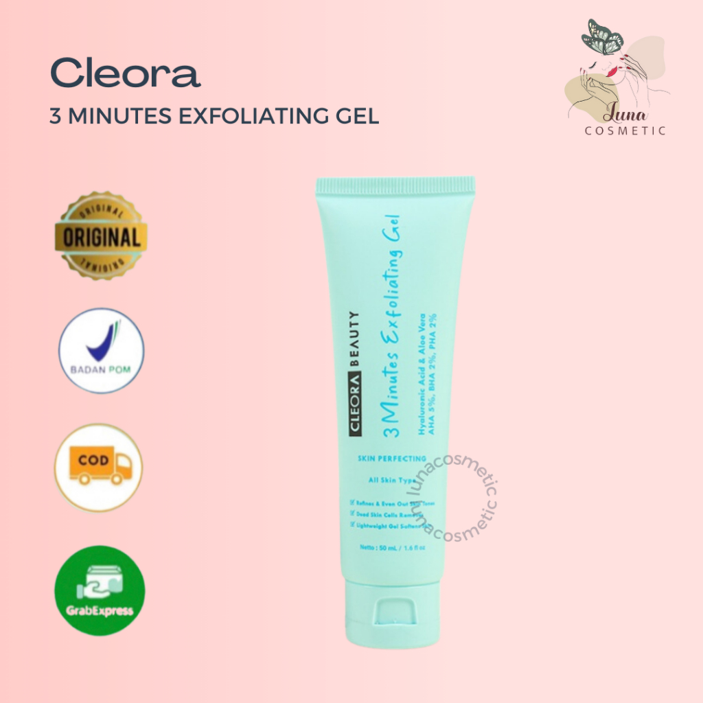 Jual CLEORA 3 Minutes Exfoliating Gel BPOM | Shopee Indonesia