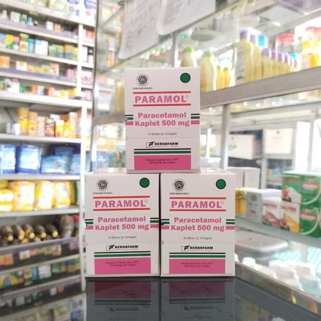 Jual PARAMOL KAPLET 1BOX @10 STRIP paramol obat nyeri sakit gigi