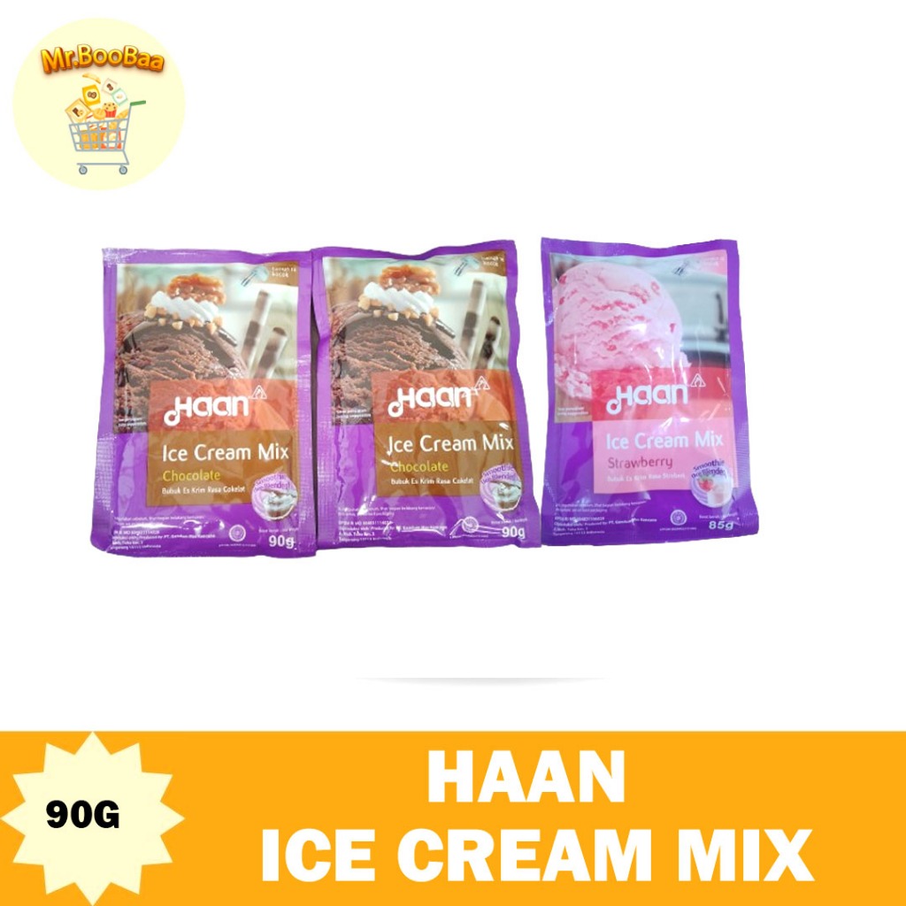 Jual Haan Ice Cream Mix Strawberry 85 Gr / Haan Ice Cream Mix Coklat