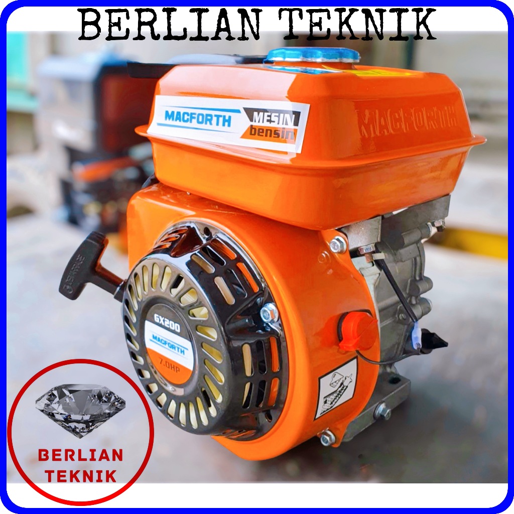Jual Mesin Penggerak Bensin Engine Gasoline Macforth 200 / 7 HP ...