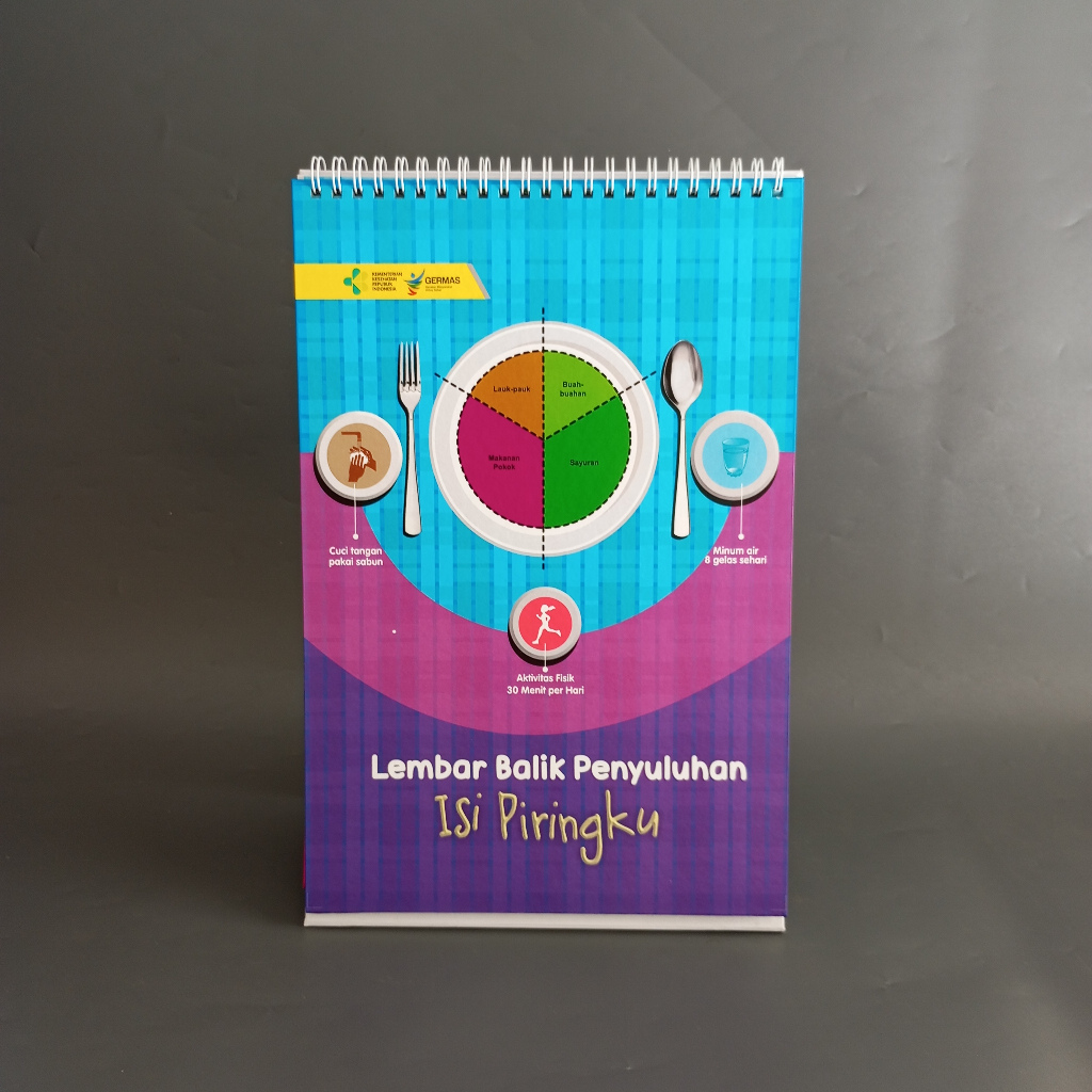 Jual Lembar Balik Isi Piringku Buku Lembar Balik Isi Piringku Media Promkes Gizi Lembar Balik 4454