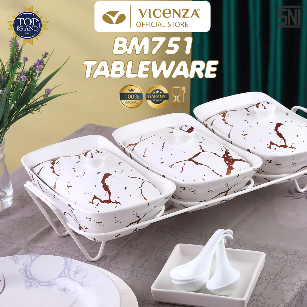 Jual Vicenza Casserole With Rack - Wadah Saji Makanan Snack BM751 ...