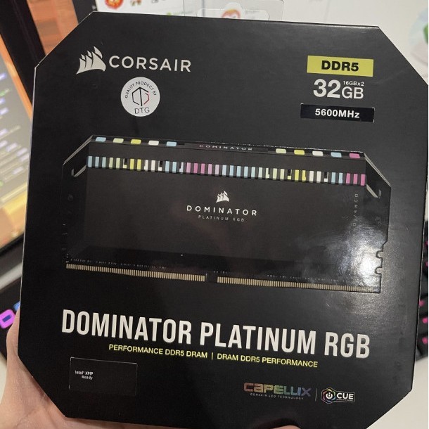 Jual ram Corsair Dominator Platinum DDR5 (2x16) 32GB 5600mhz | Shopee ...
