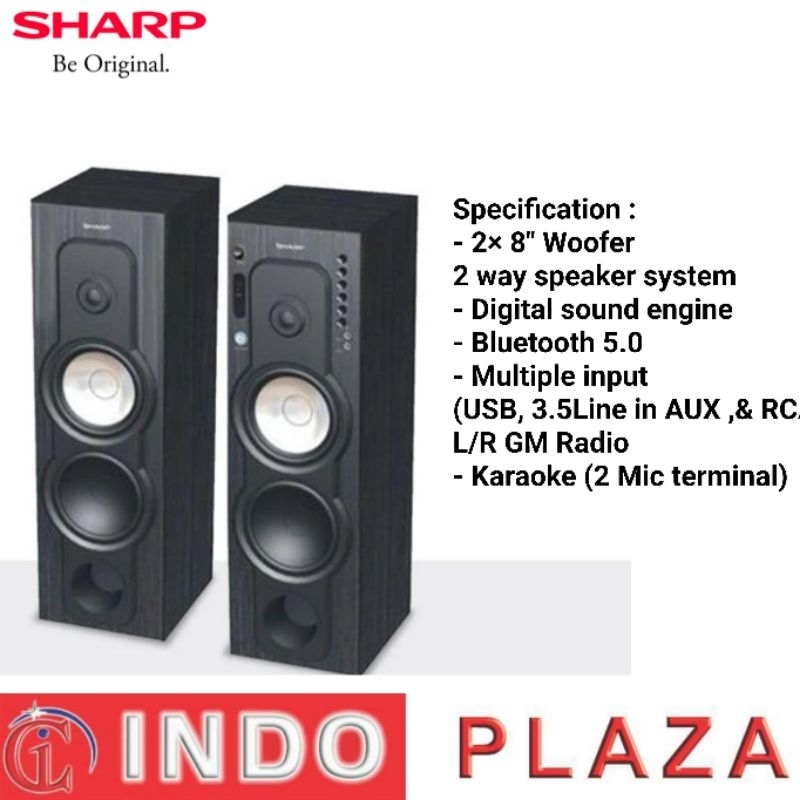 Jual SPEAKER SHARP CBOX-D888WB 8 inch | Shopee Indonesia