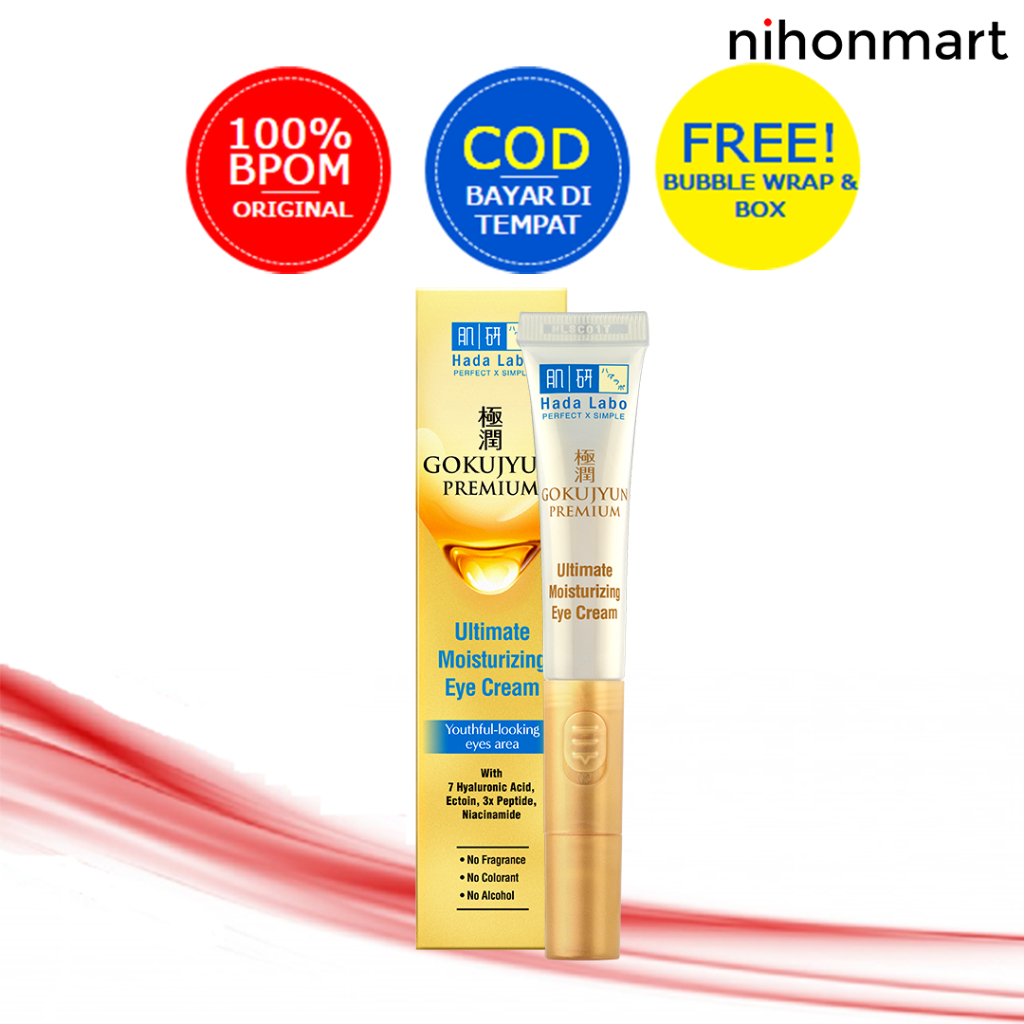 Jual Hada Labo Gokujyun Premium Eye Cream 15g Shopee Indonesia