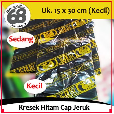 Kresek Hitam Merk Jeruk