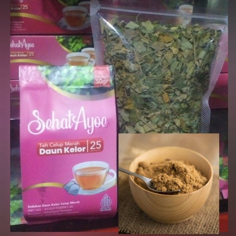 Jual Teh Merah Moringa Daun Kelor, Gula Aren Semut, dan Daun Kelor ...