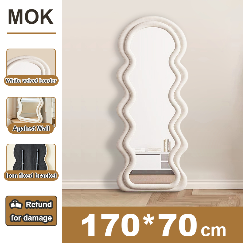 Jual MOK Body Mirror 165*50CM Mirror With Stand FloorToCeiling Wall