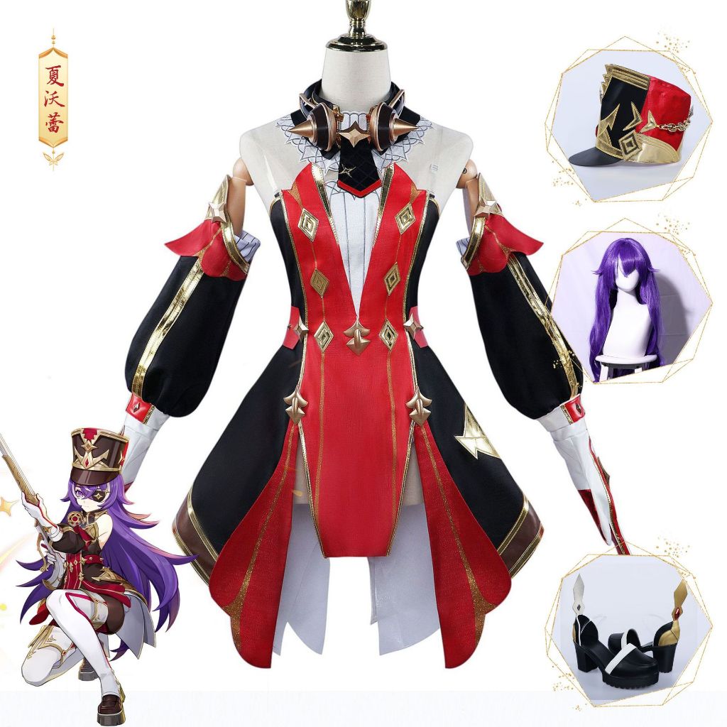 Jual Chevreuse Cosplay Costume Genshin Impact Fontaine Chevreuse ...