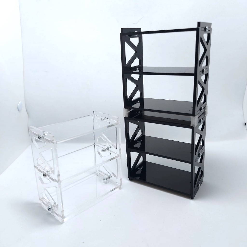 Jual Rak Mobil 1/64 Diecast Aksesoris Stackable Rack Display Akrilik ...