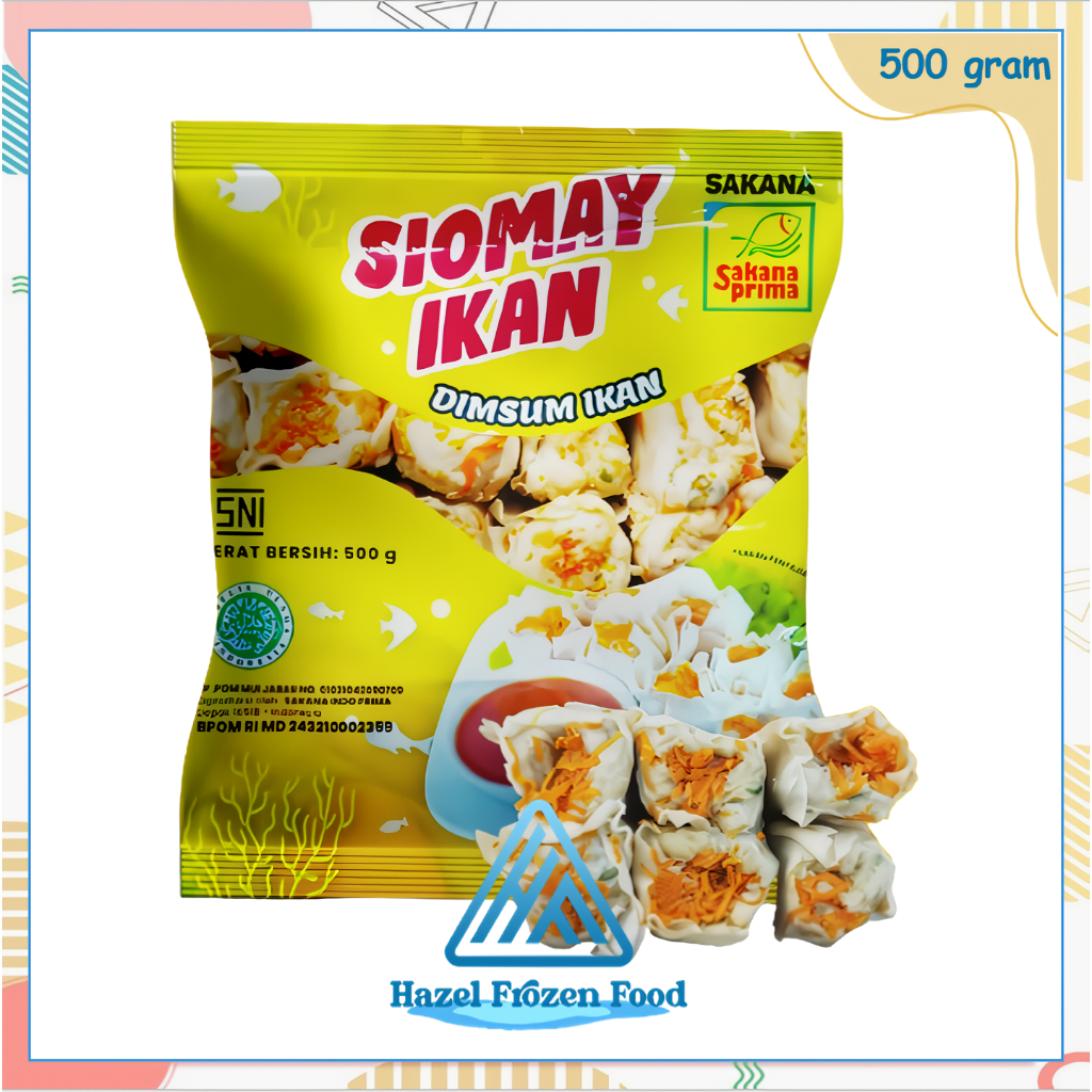 Jual Sakana Dimsum Ikan Siomay Ikan 500 G Frozen Food Karawang