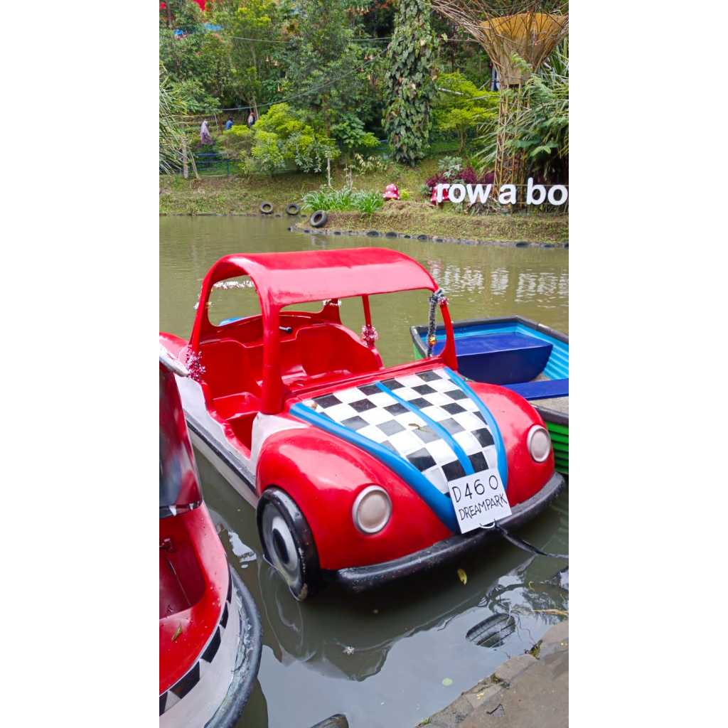 Jual Perahu Wisata Wahana Air Sepeda Air Bebekan Fiberglass Perahu Fiberglas Shopee Indonesia