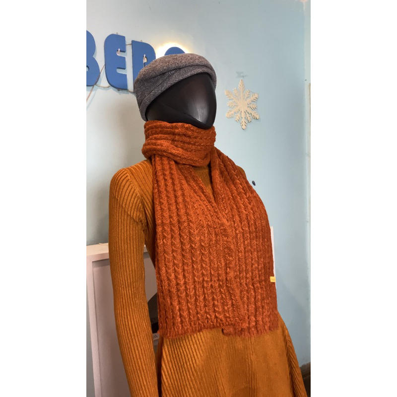 Jual Syal Rajut Musim Dingin Winter Knit Scarf | Shopee Indonesia
