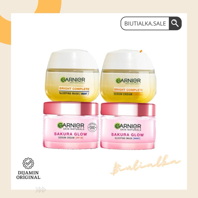 Jual GARNIER Day & Night Cream Siang Malam 50ML Bright Light Complete