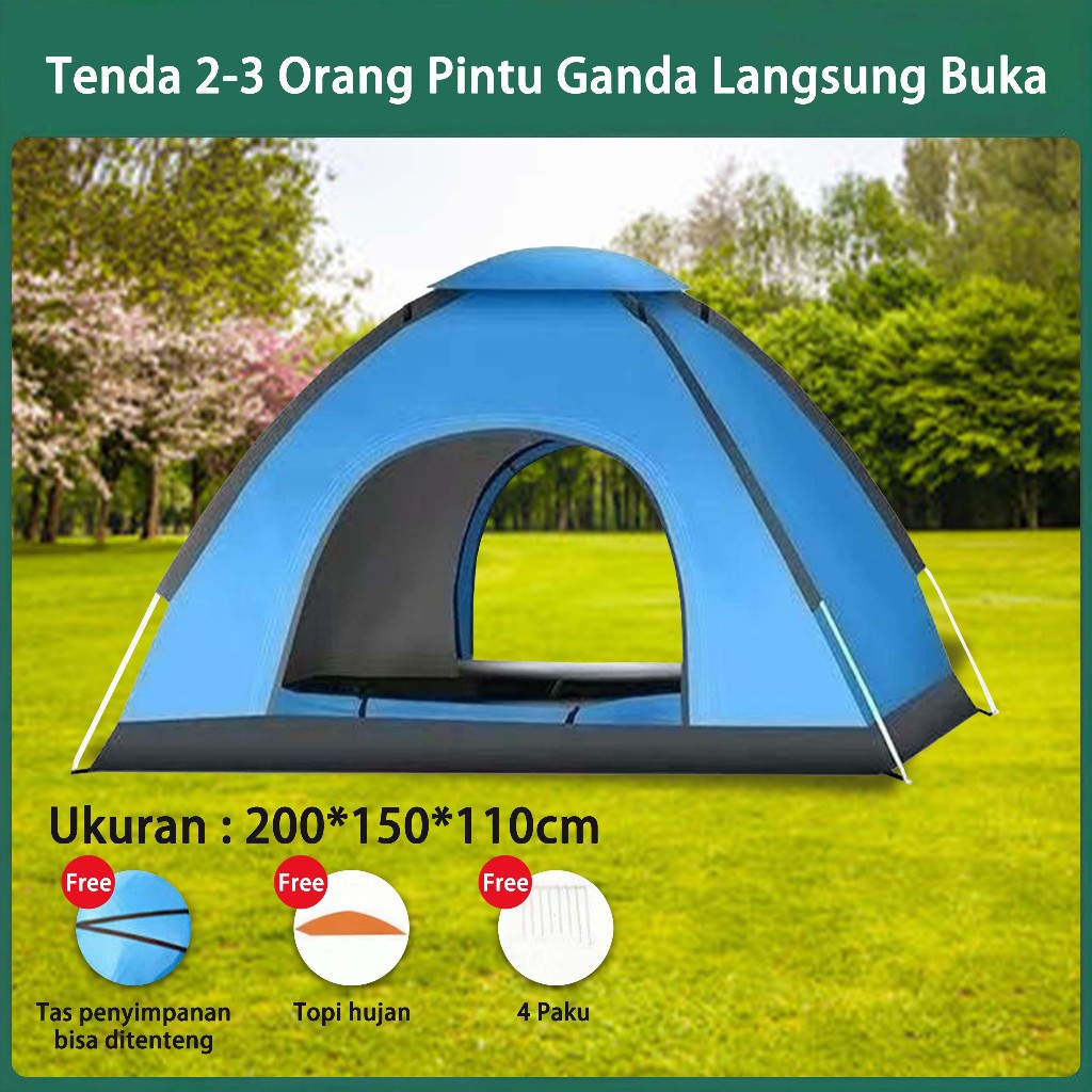 Jual Nome Tenda Camping Kapasitas 1 4 Orang Tenda Otomatis Outdoor And Indoor Tenda Gunung 7949