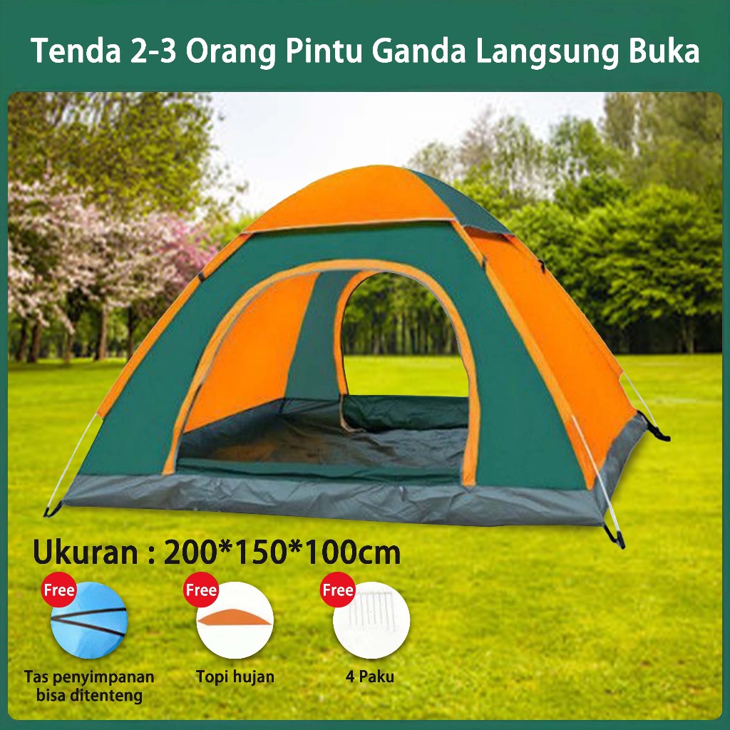 Jual Nome Tenda Camping Kapasitas 1 4 Orang Tenda Otomatis Outdoor And Indoor Tenda Gunung 2951