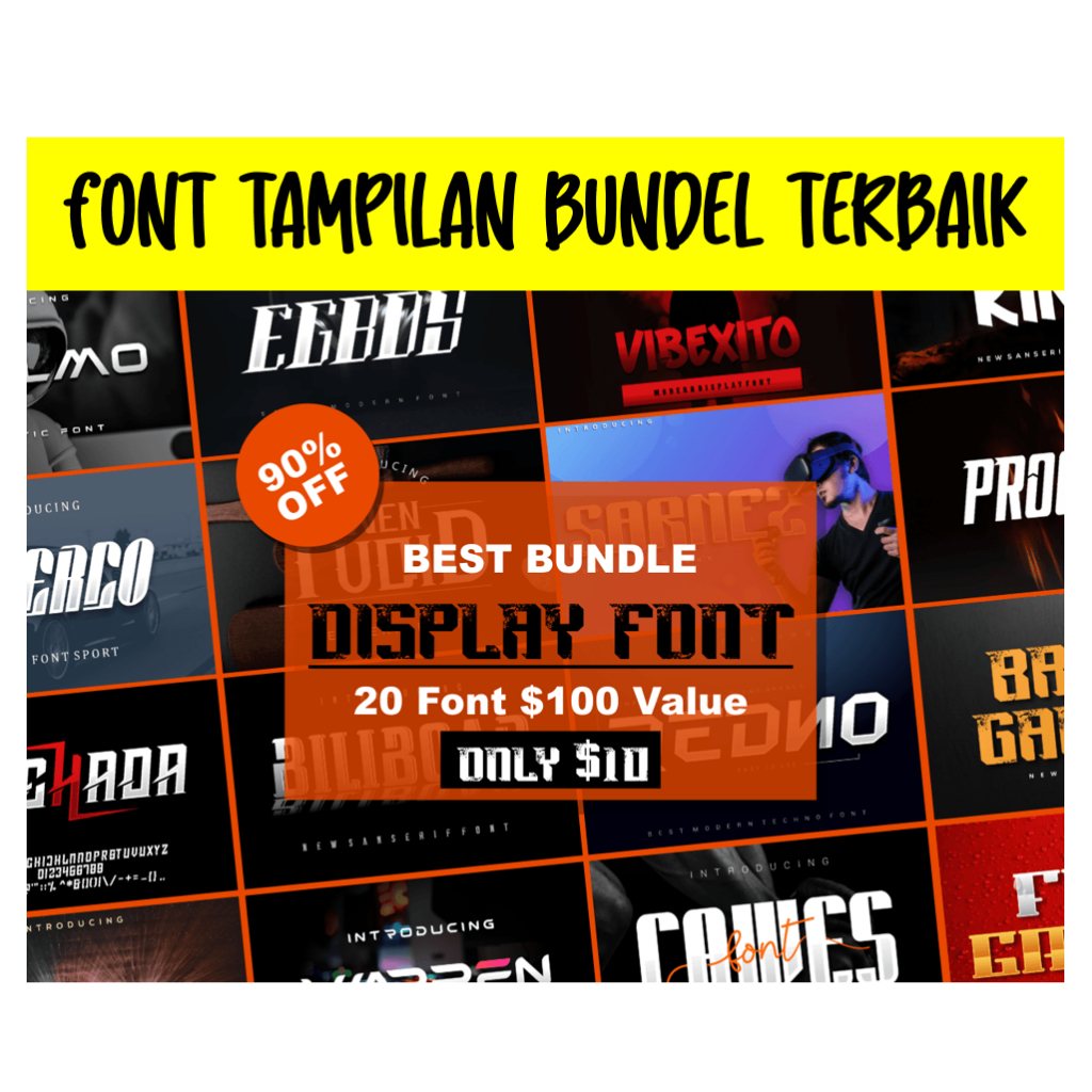 Jual Font tampilan bundel terbaik (20 Fonts) | Shopee Indonesia