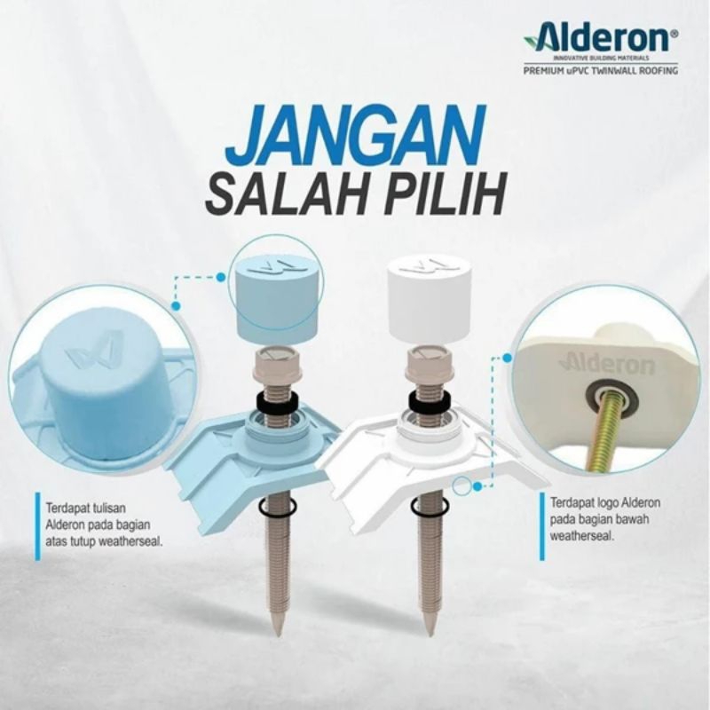 Jual Baut Alderon 830 atau 860 PUTIH dan BIRU Isi 20 PCS | Shopee Indonesia