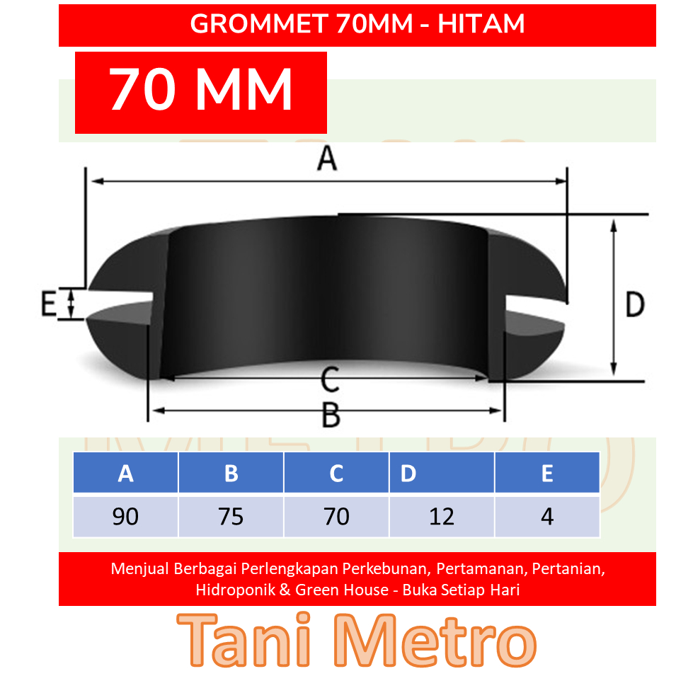 Jual Karet Grommet Seal Mm Shopee Indonesia