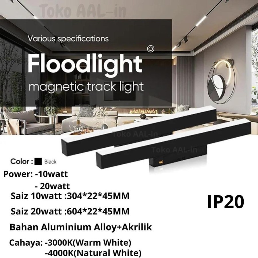 Jual lampu Magnetic Track Light System | Shopee Indonesia