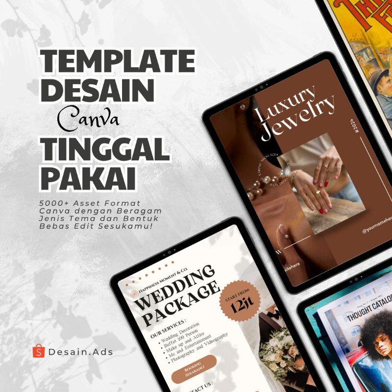 Jual Desain Template Canva Tinggal Pakai Shopee Indonesia