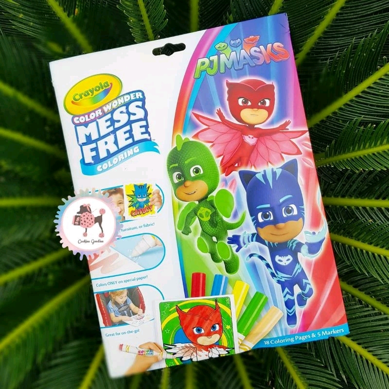 Jual Crayola Pj Masks Color Wonder Coloring Shopee Indonesia