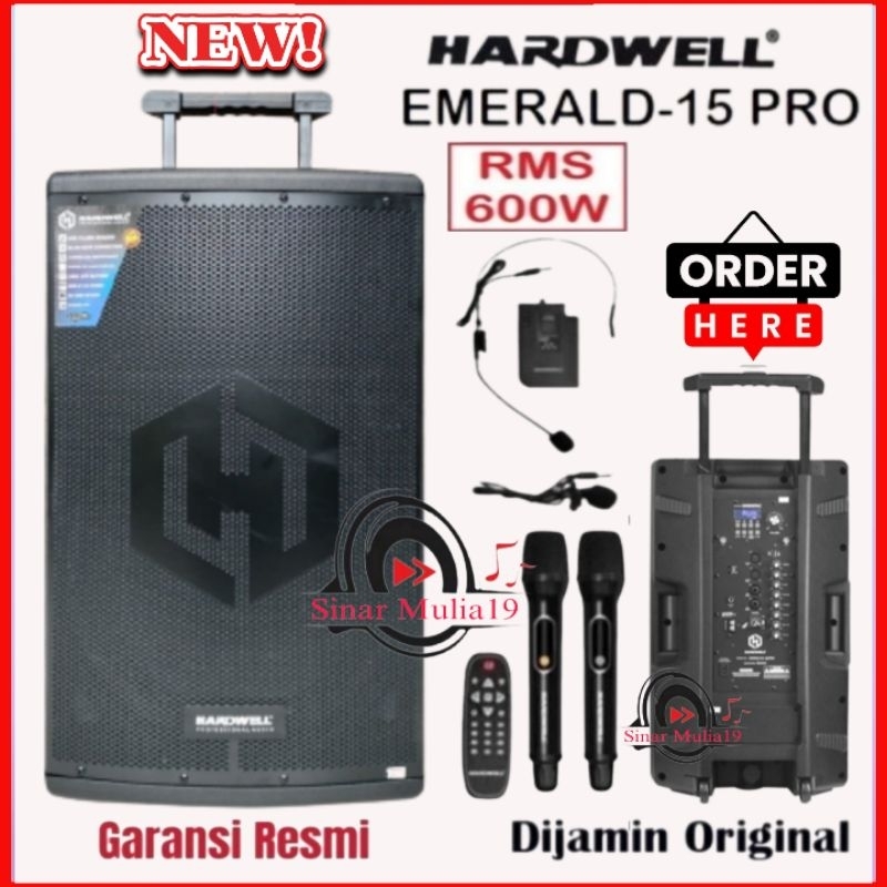 Jual Speaker Portable Aktif Hardwell Emerald 15pro 15 Pro 15 Inch