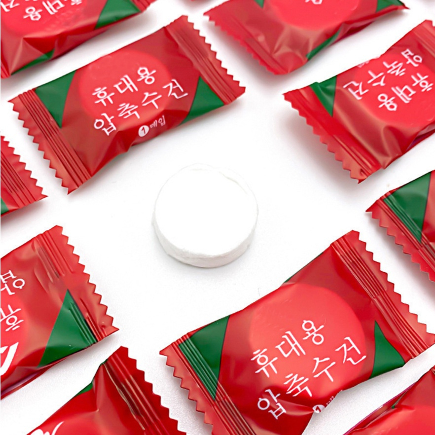 Jual Handuk Permen Handuk Kompres Travel Towel Handuk Wajah Sekali