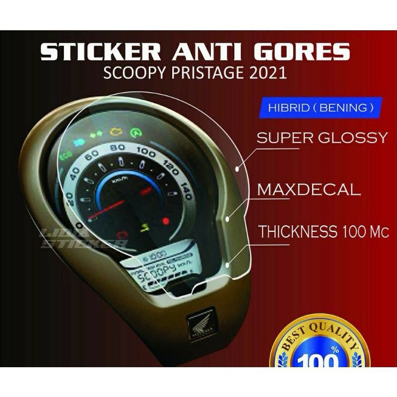 Jual STICKER PELINDUNG SPIDOMETER SCOOPY 2021-2024 | Shopee Indonesia