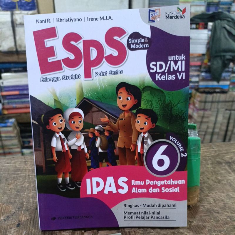 Jual ESPS IPAS ILMU PENGETAHUAN ALAM DAN SOSIAL VOLUME 2 UNTUK SD / MI ...