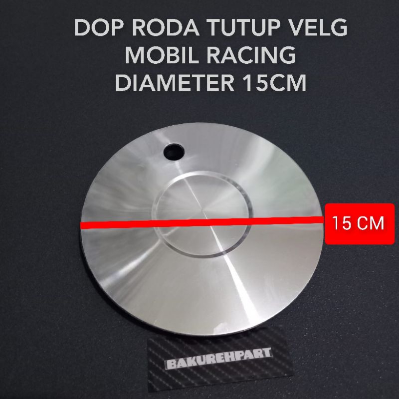 Jual Dop roda tutup velg mobil racing polos diameter 15 cm harga satuan ...