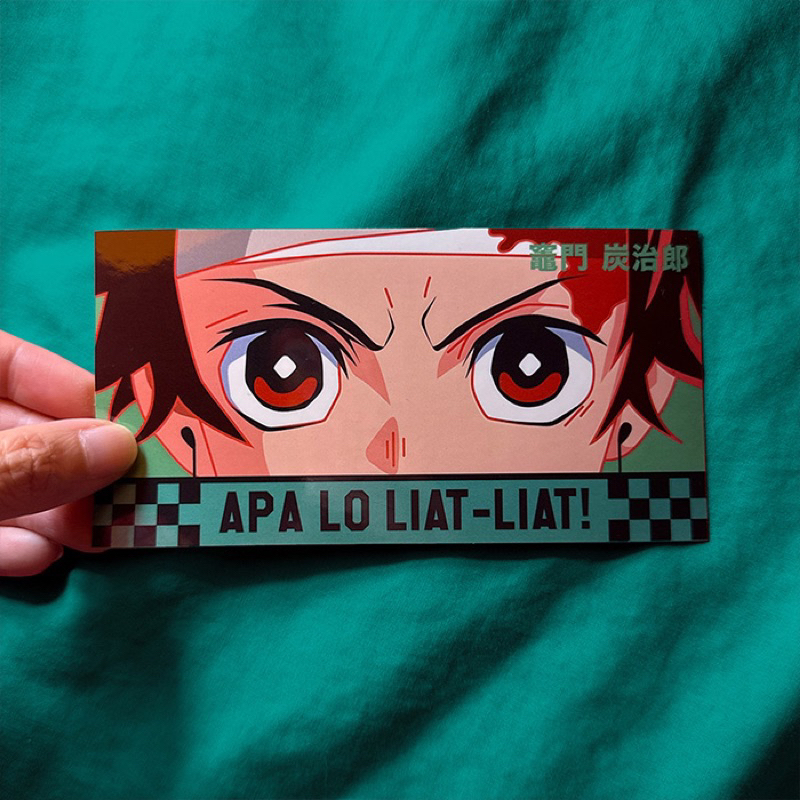 Jual Sticker Anime Jepang - Tanjiro DEMON SLAYER kimetsu no yaiba ...