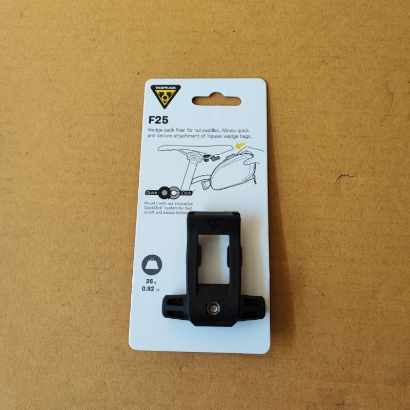 Jual Bracket Topeak F25 Quick Click Fixer For Saddle Bag Rail. Saddle ...
