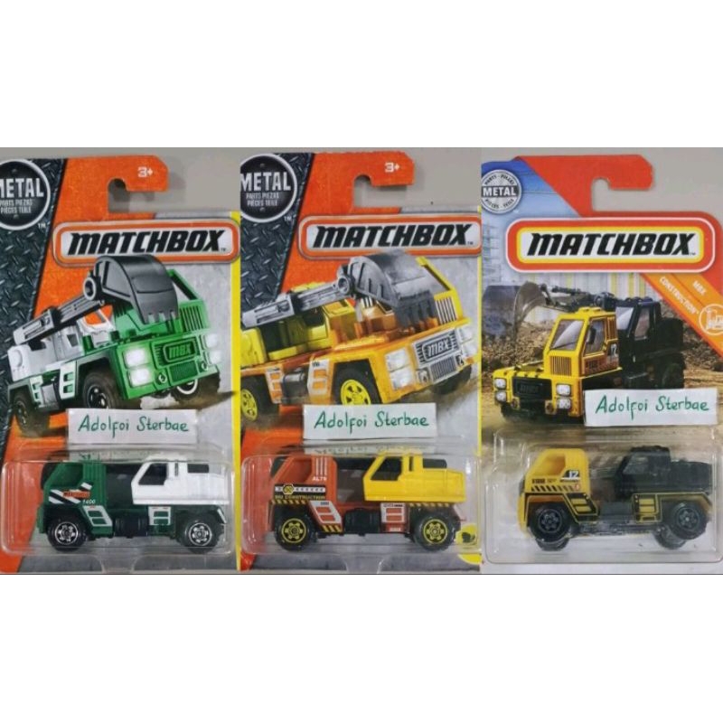 Jual matchbox mbx cavator mbxcavator 12 mbx construction backhoe alat ...