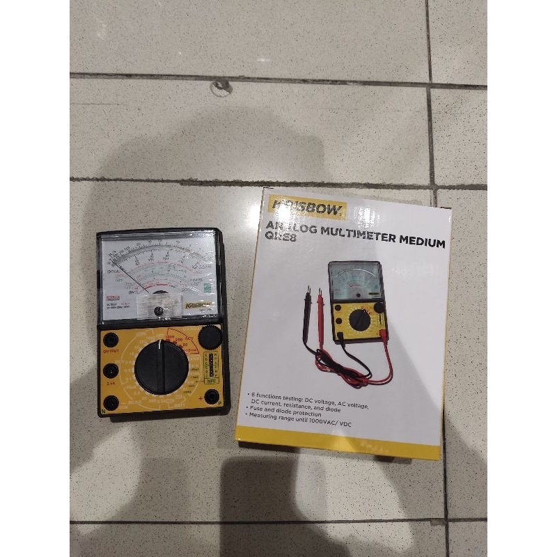 Jual Krisbow alat ukur multimeter analog (sedang) AVO meter Shopee