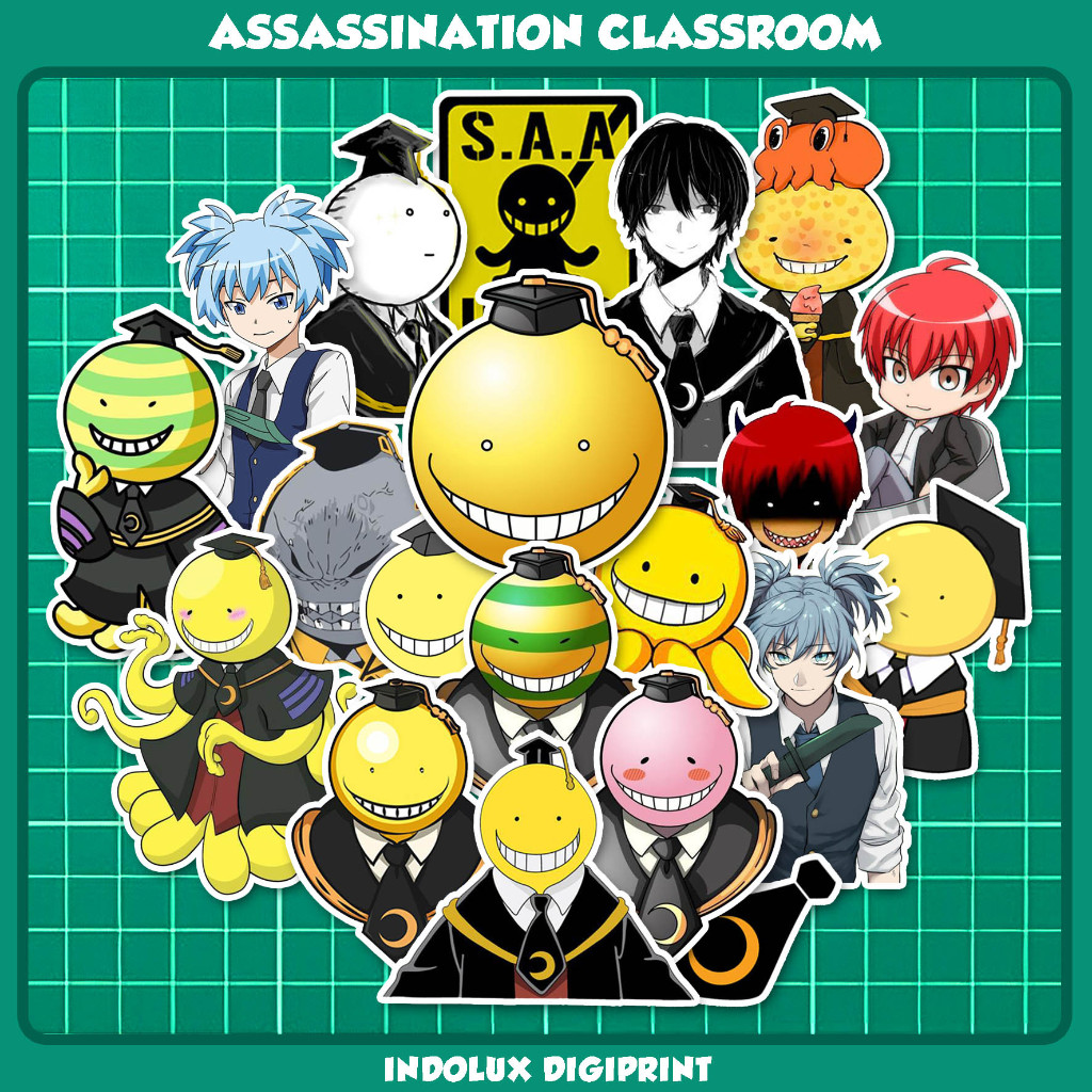 Jual Assassination Classroom Sticker 37 Pcs Koro Sensei Manga Stiker Anime  Pack Anti Air Jurnal Scrapbook | Shopee Indonesia