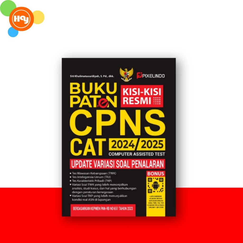 Jual Buku Tes CPNS 2024-2025, Buku Paten Kisi-Kisi ResmI CPNS CAT 2024/ ...