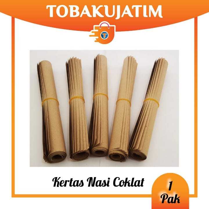 Jual Kertas Nasi Minyak Coklat Kerta Pembungkus Nasi 1 Pak Shopee Indonesia 8760