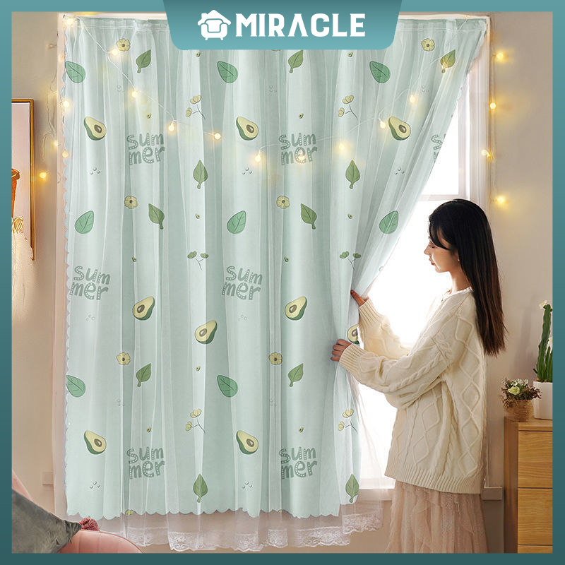 Jual MIRACLE Tirai Hordeng Murah Berkualitas Jendela Gorden Aesthetic