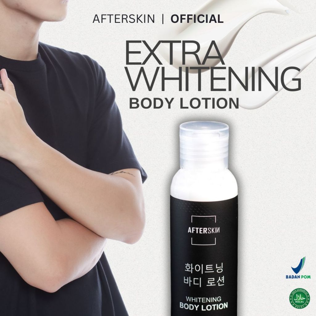 Jual [SKINCARE PRIA] AFTERSKIN Whitening Body Lotion Pemutih Badan ala